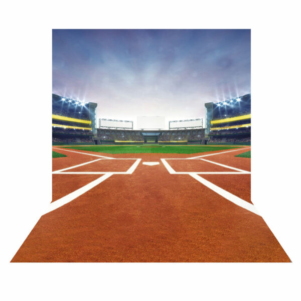 Fundo Fotográfico Cenário Esporte Beisebol Tecido 2,20m x 1,50m F961
