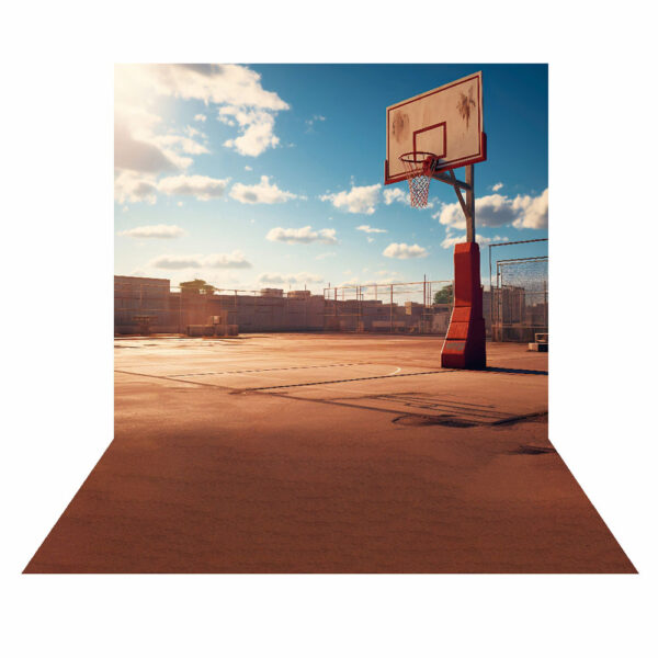 Fundo Fotográfico Cenário Esporte Basquete Tecido 2,20m x 1,50m F967