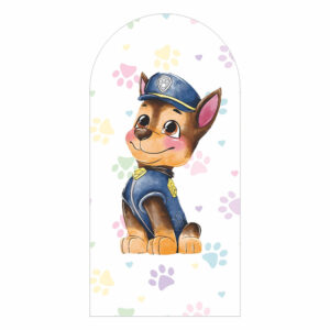Painel De Festa Romano Decorativo Patrulha Canina Aquarela Chase 7