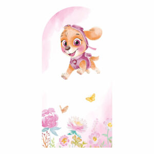 Painel De Festa Romano Decorativo Patrulha Canina Aquarela Skye 1