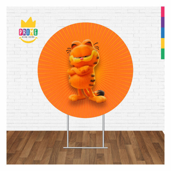 Painel Redondo 3D Garfield Abre Fácil 1,50m X 1,50m GF01 - Image 2