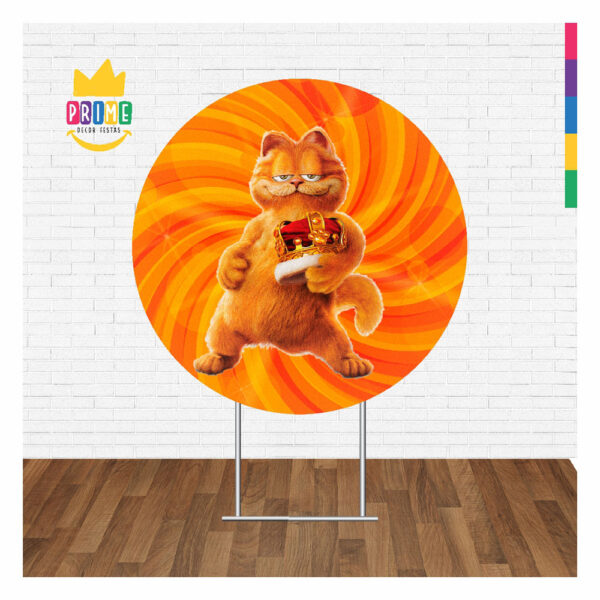 Painel Redondo 3D Garfield Abre Fácil 1,50m X 1,50m GF04 - Image 2