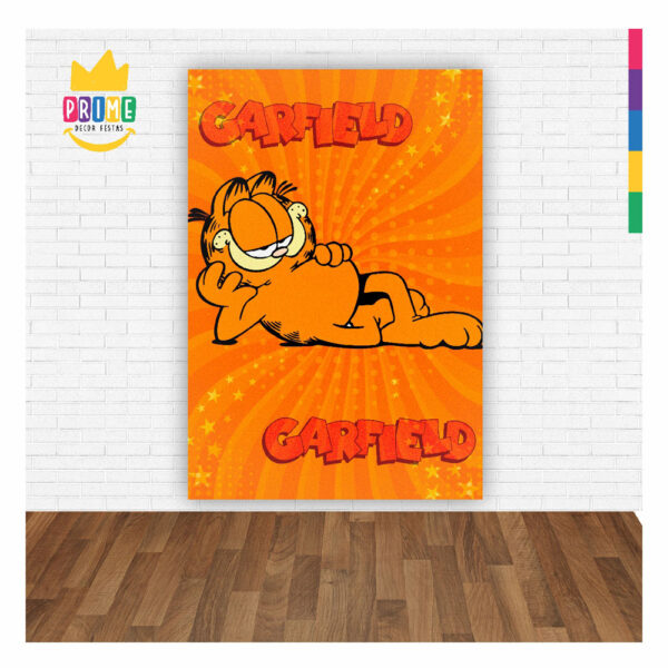 Painel Festa Garfield 3D Lateral para Casadinho 1,50m x 2,20m GF02 - Image 2