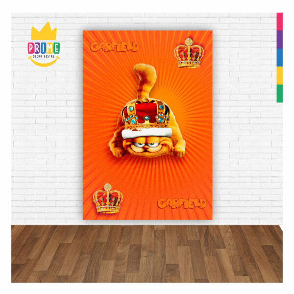 Painel Festa Garfield 3D Lateral para Casadinho 1,50m x 2,20m GF04 - Image 2