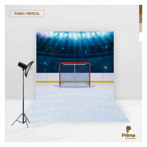 Fundo Fotográfico Cenário Esporte Hóquei  Tecido 2,20m x 1,50m F968 - Image 2