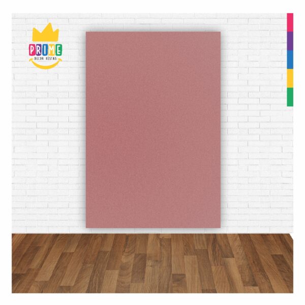 Painel de Festa Retangular 3D Rosa Blush casadinho 1,75m x 2,20 Cor Lisa Tecido - Image 2