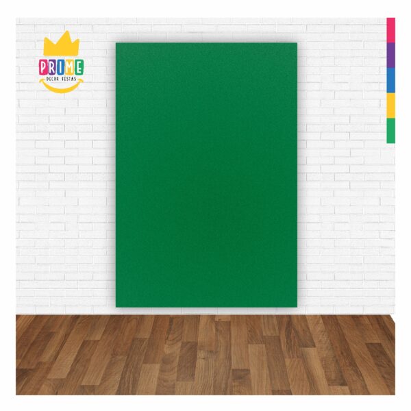Painel de Festa Retangular 3D Verde Sinuca casadinho 1,75m x 2,20 Cor Lisa Tecido - Image 2