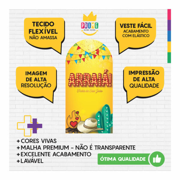 Painel De Festa Romano Decorativo Festa Junina Arraiá 16 - Image 3