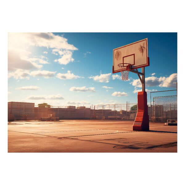 Fundo Fotográfico Cenário Esporte Basquete Tecido 2,20m x 1,50m F967 - Image 3