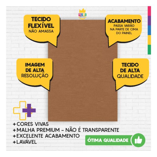 Kit Casado Bege classico Cor Lisa  Trio Capa Cilindro Retangular Tecido - Image 3