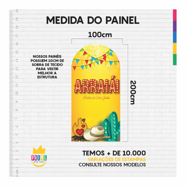 Painel De Festa Romano Decorativo Festa Junina Arraiá 16 - Image 4