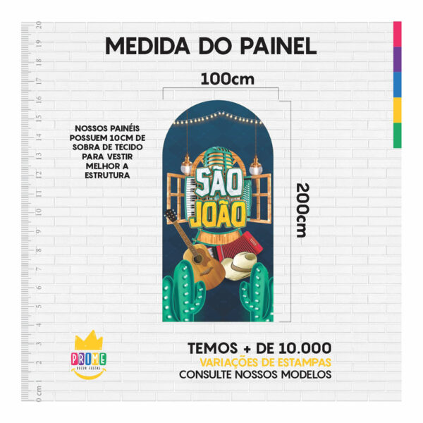 Painel De Festa Romano Decorativo Festa Junina São João10 - Image 4