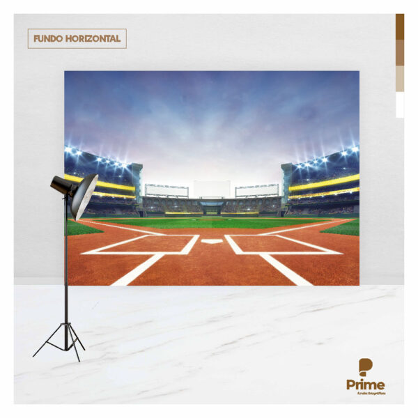 Fundo Fotográfico Cenário Esporte Beisebol Tecido 2,20m x 1,50m F961 - Image 4