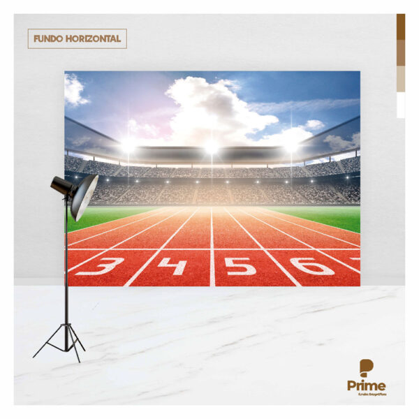 Fundo Fotográfico Cenário Esporte Corrida Tecido 2,20m x 1,50m F960 - Image 4