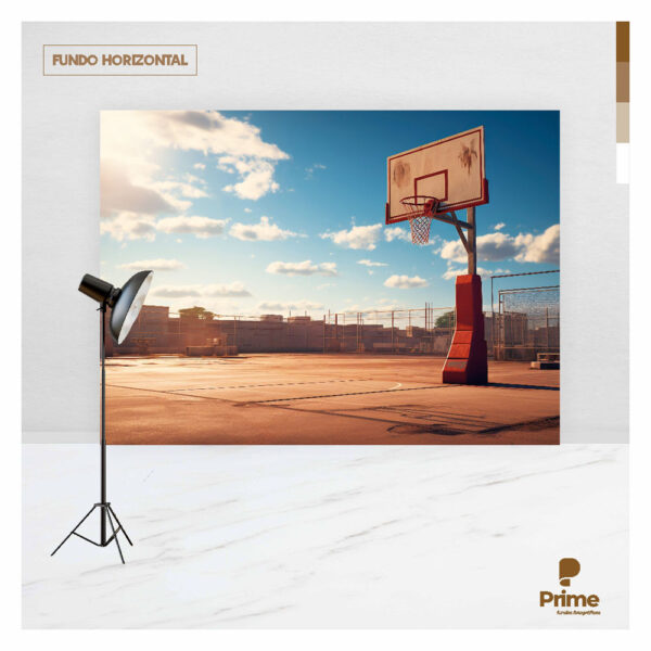 Fundo Fotográfico Cenário Esporte Basquete Tecido 2,20m x 1,50m F967 - Image 4