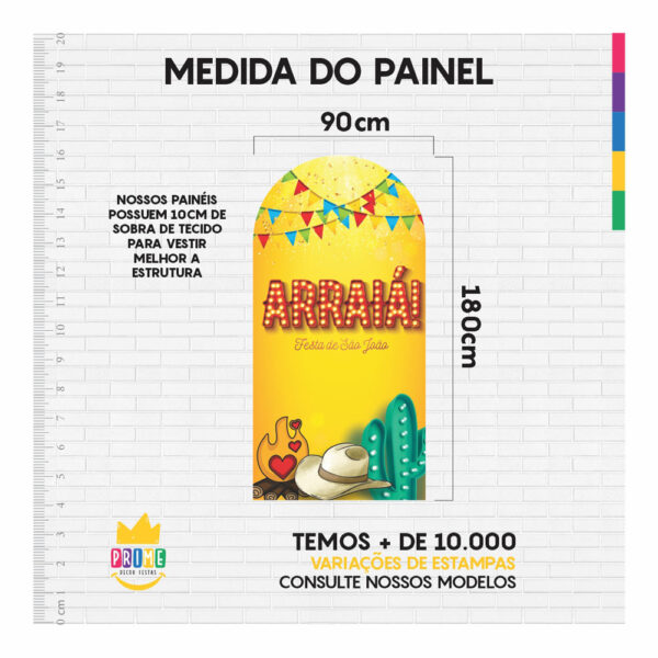 Painel De Festa Romano Decorativo Festa Junina Arraiá 16 - Image 5
