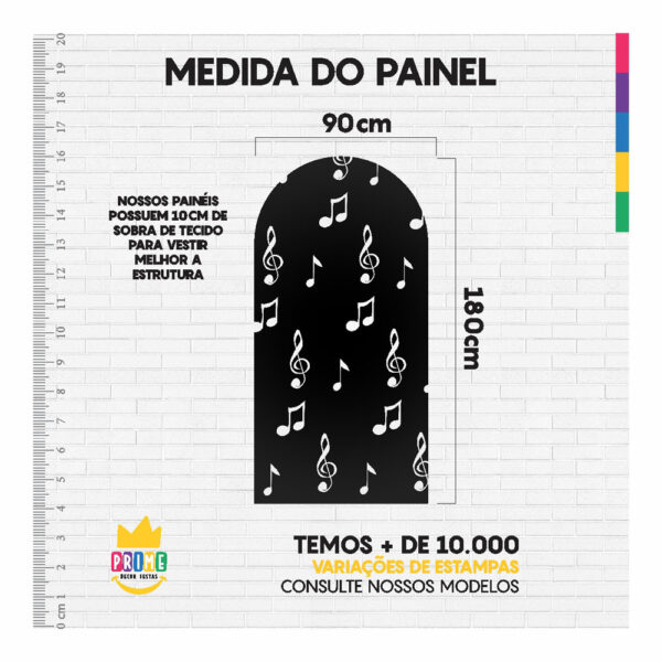 Painel De Festa Romano Decorativo Anos 80 - CLD664 - Image 5