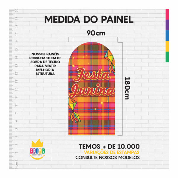 Painel De Festa Romano Decorativo Festa Junina 9 - Image 5