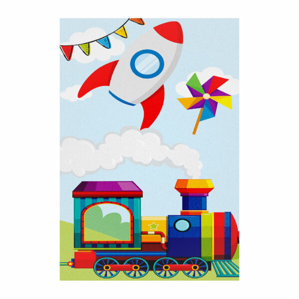 Painel de Festa Retangular 3D Dia das Crianças casadinho 1,50m x 2,20