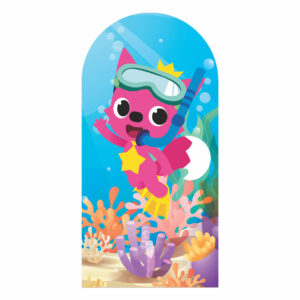 Painel De Festa Romano Decorativo Baby Shark- CLD666
