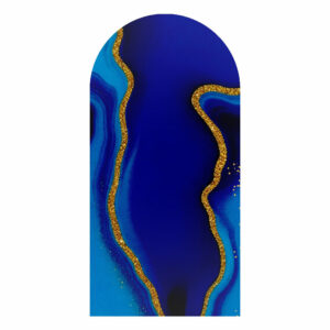 Painel De Festa Romano Decorativo Mármore Azul- CLD686