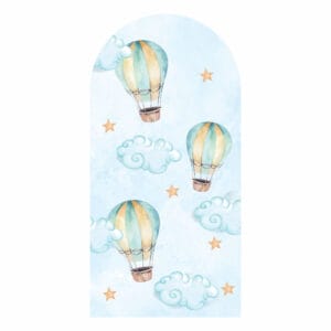 Painel De Festa Romano Decorativo Ursinho Aviador - CLD697