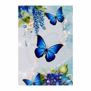 Painel de Festa Retangular 3D Borboleta casadinho 1,50m x 2,20