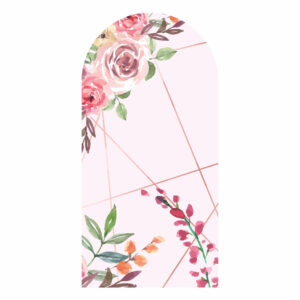 Painel De Festa Romano Decorativo Floral - CLD679