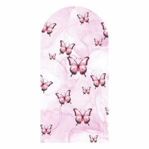 Painel De Festa Romano Decorativo Borboleta Rosa
