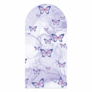 Painel De Festa Romano Decorativo Borboleta Roxa