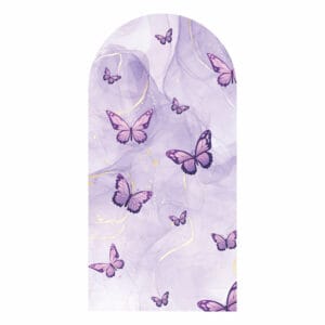 Painel De Festa Romano Decorativo Borboleta Roxa