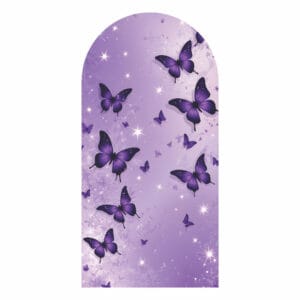 Painel De Festa Romano Decorativo Borboleta Roxa