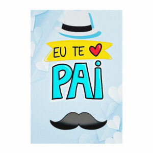 Painel de Festa Retangular 3D Dia dos Pais casadinho 1,50m x 2,20