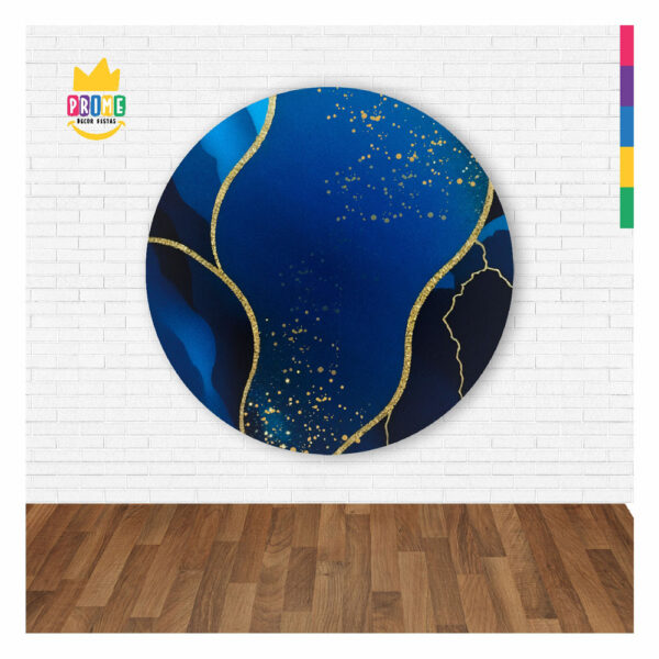 Painel Redondo 3D Mármore   Abre Fácil 1,50m X 1,50m - Image 2