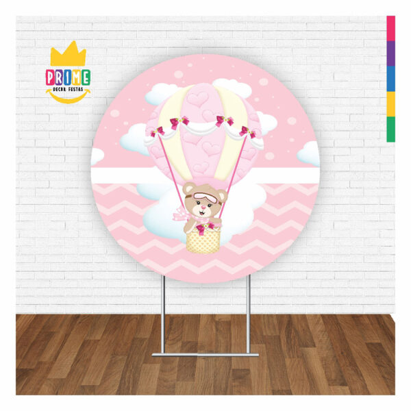 Painel Redondo 3D Ursinhos Tecido Sublimado 1,50m x 1,50m - Image 2