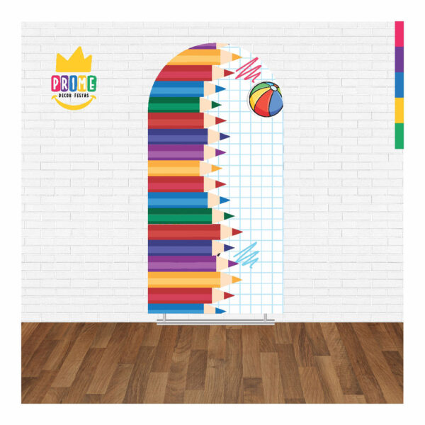 Painel De Festa Romano Decorativo Volta ás Aulas - CLD700 - Image 2
