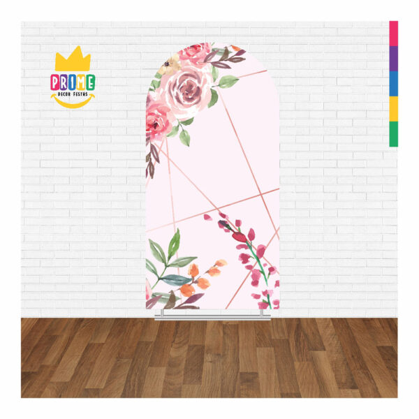 Painel De Festa Romano Decorativo Floral - CLD679 - Image 2