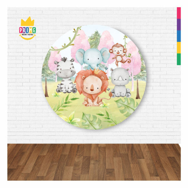 Painel Redondo 3D Safari  Abre Fácil 1,50m X 1,50m - Image 2