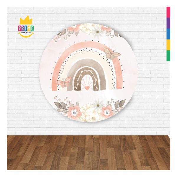 Painel Redondo 3D Boho Elefante Abre Fácil 1,50m X 1,50m - Image 2