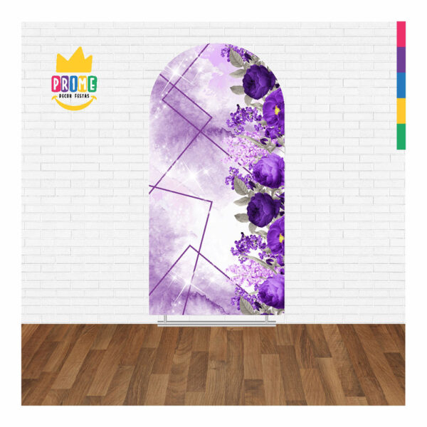Painel De Festa Romano Decorativo Borboleta Lilás - CLD671 - Image 2