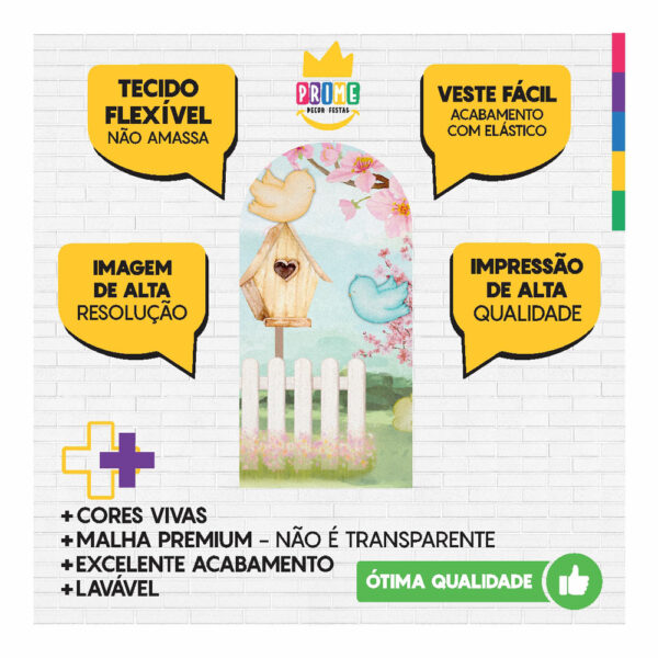 Painel De Festa Romano Decorativo Glitter  - CLD683 - Image 3