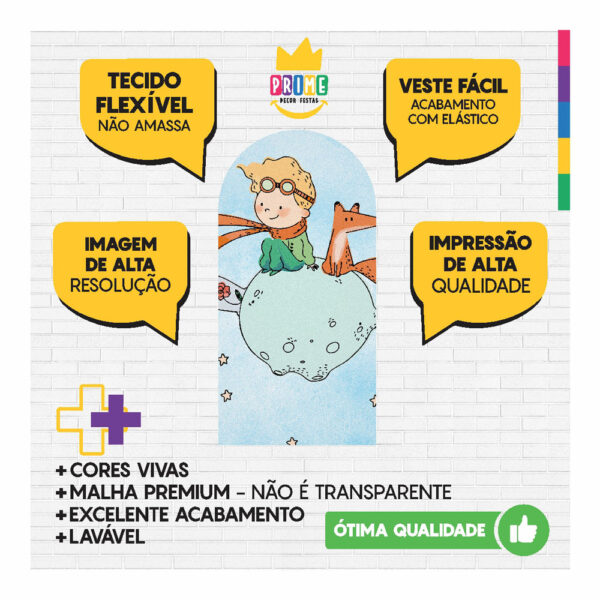 Painel De Festa Romano Decorativo Pequeno Príncipe- CLD687 - Image 3