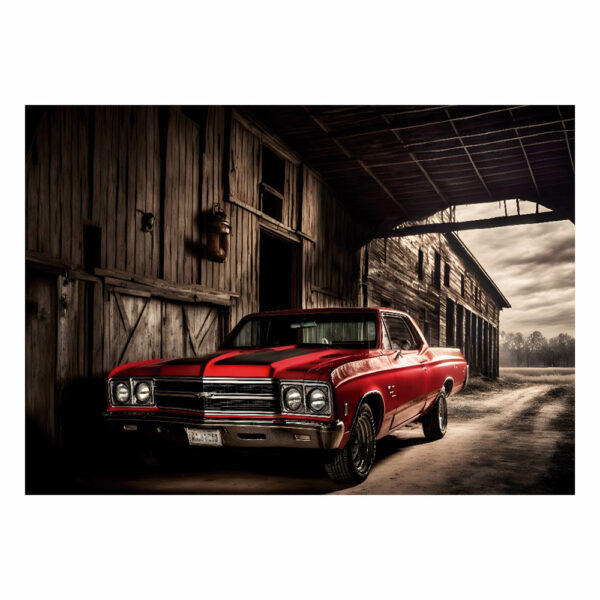 Fundo Fotográfico Cenário Dia dos Pais Carro Vermelho Tecido 2,20m x 1,50m F1093 - Image 3
