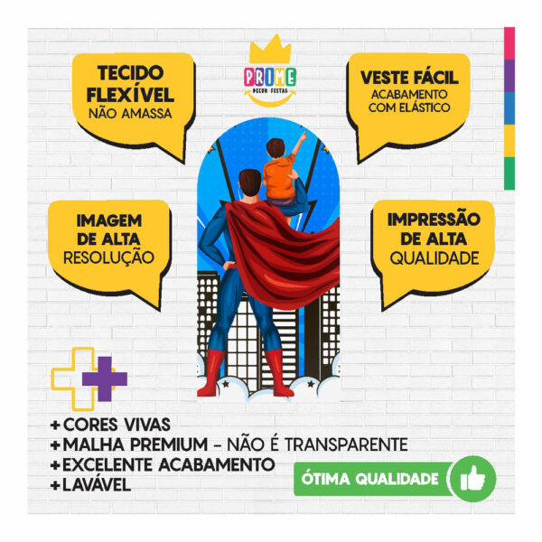 Painel De Festa Romano Decorativo Dia dos Pais - Image 3
