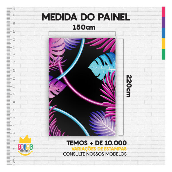 Kit Casado Revoada Painel Redondo Trio Capas Cilindro Retangular Vertical Em Tecido - Image 4
