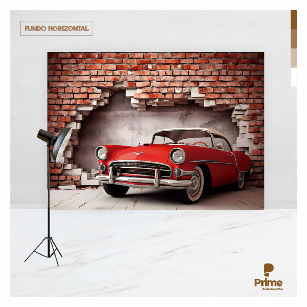 Fundo Fotográfico Cenário Dia dos Pais Carro Tecido 2,20m x 1,50m F1063 - Image 4