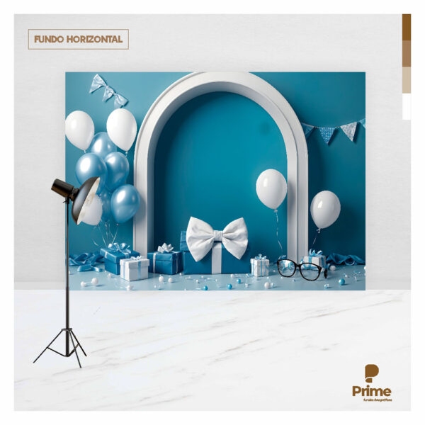 Fundo Fotográfico Cenário Dia dos Pais  Arco Tecido 2,20m x 1,50m F1103 - Image 4