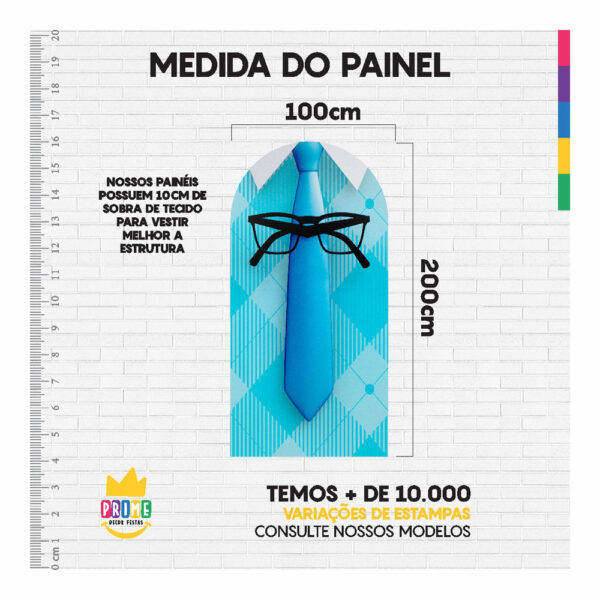 Painel De Festa Romano Decorativo Dia dos Pais - Image 4