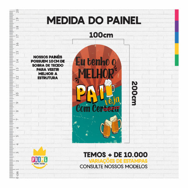 Painel De Festa Romano Decorativo Dia dos Pais - Image 4