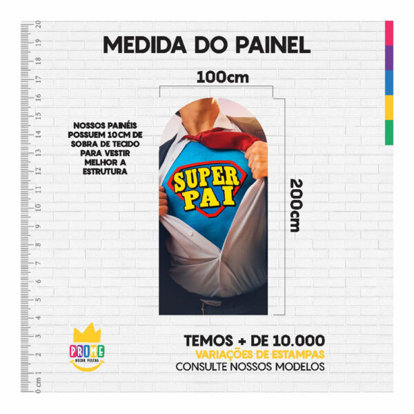 Painel De Festa Romano Decorativo Dia dos Pais - Image 4